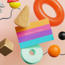 Personalisierte SommerVisitenkarte