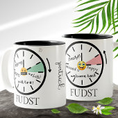 Personalisierte Sommerzeit Zweifarbige Tasse