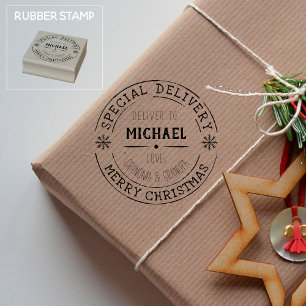 Personalisierte Sonderlieferung Großeltern Geschen Gummistempel