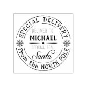 Personalisierte Sonderlieferung Nordpol Santa Gummistempel (Prägung)