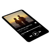 Personalisierte Songname-Playlist Geschenk mit Paa Magnet (Rechte Seite)