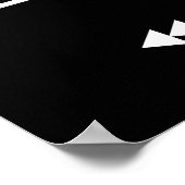 Personalisierte Songname-Playlist Geschenk mit Paa Poster (Ecke)