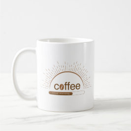 Personalisierte Sonnenaufgang Kaffee-Tasse mit gut Kaffeetasse
