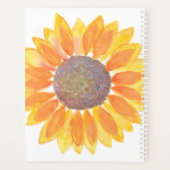 Personalisierte Sonnenblume 2023 Planer (Rückseite)