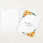 Personalisierte Sonnenblume Eukalyptus 2023 Planer (Anzeige)