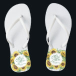 Personalisierte Sonnenblume-Hochzeit drehen Badesandalen<br><div class="desc">Für weitere Kundenbezogenheit klicken Sie bitte "besonders anfertigen" Knopf und benutzen unser Entwurfswerkzeug,  um diese Schablone zu ändern. Wenn die Wahlen verfügbar sind,  können Sie Text ändern und Bild,  indem es einfach auf "klickt,  redigieren, /entfernen Text oder Bild hier" und addieren Ihre Selbst. Entworfen durch Freepik.</div>