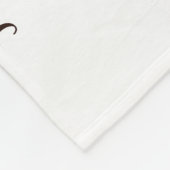 Personalisierte Sonnenblume Monatlicher Meilenstei Fleecedecke (Ecke)