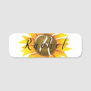 Personalisierte Sonnenblume  Namensschild