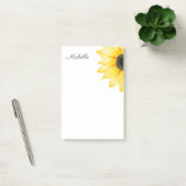 Personalisierte Sonnenblume Post-it Klebezettel (Büro)