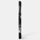 Personalisierte Sonnenblume - Schwarzweißfoto Case-Mate iPhone Hülle (Hinten/Links)