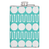 Personalisierte Sonnenblume Trinkflasche Flachmann (Rückseite)