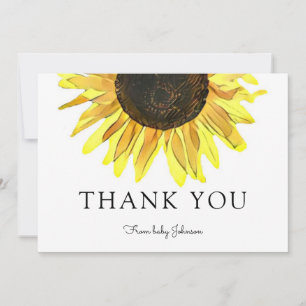 Personalisierte Sonnenblume Vielen Dank