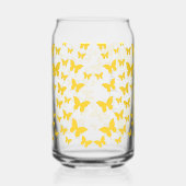Personalisierte Sonnenblume zu Schmetterlingen Dosenglas (Rechts)