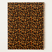 Personalisierte Sonnenblumen und Leopard Planer (Rückseite)