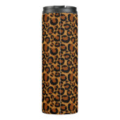 Personalisierte Sonnenblumen und Leopard Thermosbecher (Rückseite)