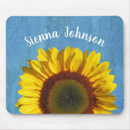 Personalisierte Sonnenblumenmousepad Mousepad