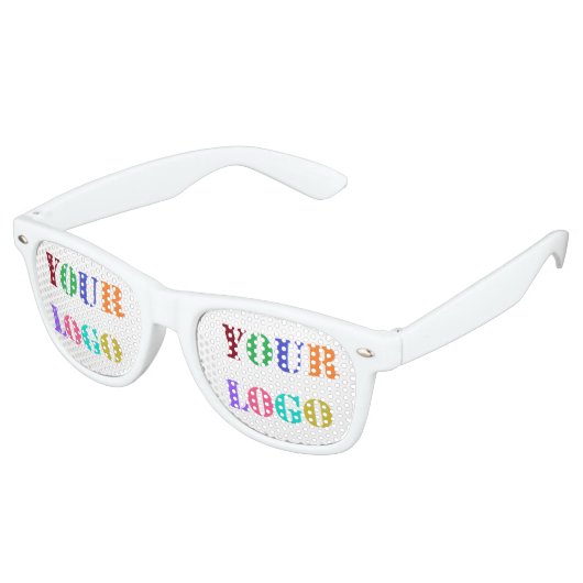 Personalisierte Sonnenbrille für Ihr Logo Party (Schrägansicht)