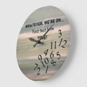 Personalisierte Sonnenuhr mit Jumbled-Nummern Große Wanduhr (Winkel)