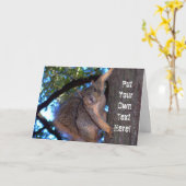 Personalisierte "Sounds quirly to Me" Karte (Gelbe Blume)