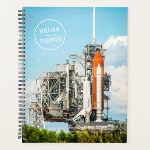 Personalisierte Space Shuttle Endeavor Launch Pad Planer