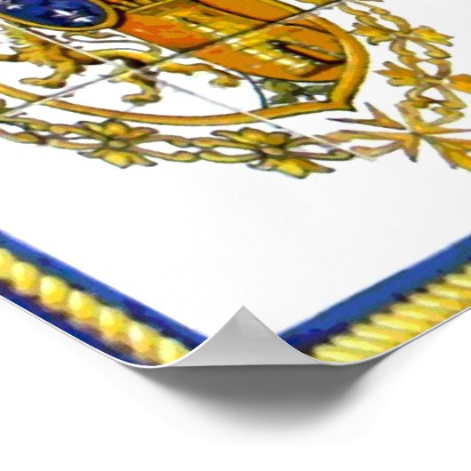 Personalisierte Spanische Mauer Poster (Ecke)