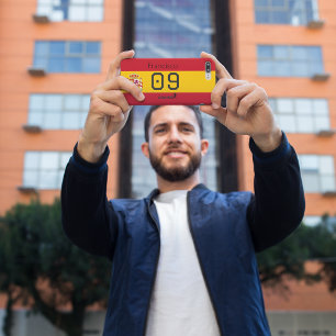 Personalisierte spanische Nationalmannschaft-Grafi iPhone 15 Pro Hülle