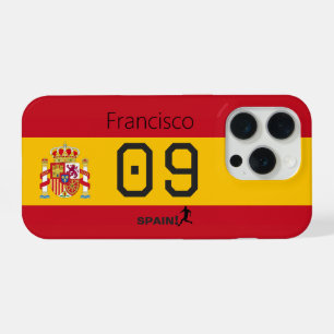 Personalisierte spanische Nationalmannschaft-Grafi iPhone 15 Pro Hülle