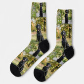 Personalisierte Spaß 5 Foto-Vorlage Socken (Linkes Detail)