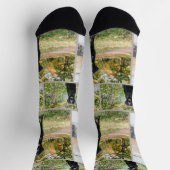 Personalisierte Spaß 5 Foto Vorlage Socken (Oben)