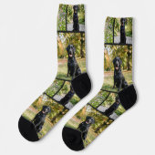 Personalisierte Spaß 5 Foto Vorlage Socken (Linkes Detail)