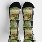 Personalisierte Spaß 5 Foto Vorlage Socken (Oben)