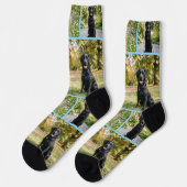 Personalisierte Spaß 5 Foto Vorlage Socken (Linkes Detail)