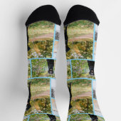 Personalisierte Spaß 5 Foto Vorlage Socken (Oben)