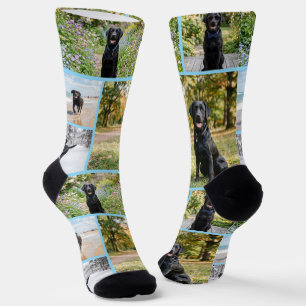 Personalisierte Spaß 5 Foto Vorlage Socken