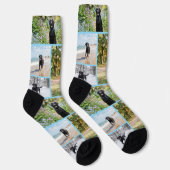 Personalisierte Spaß 5 Foto Vorlage Socken (Rechts)