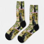 Personalisierte Spaß 5 Foto Vorlage Socken (Linkes Detail)