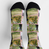 Personalisierte Spaß 5 Foto Vorlage Socken (Oben)