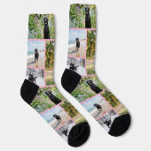 Personalisierte Spaß 5 Foto Vorlage Socken (Rechts)