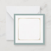 Personalisierte Speicherkarte Mitteilungskarte (Rückseite)