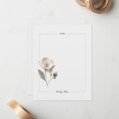 Personalisierte Speichersteckkarte der gepressten  Mitteilungskarte (Vorderseite/Rückseite Beispiel)