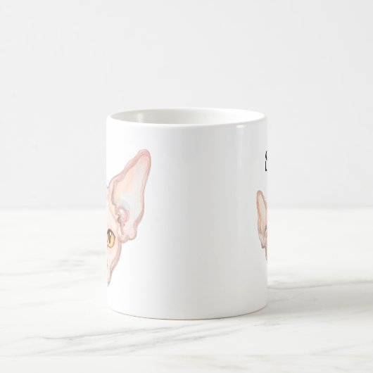 Personalisierte Sphynx Kaffeetasse (Mittel)