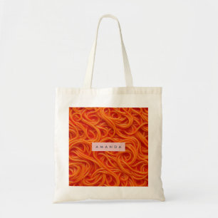 Personalisierte Spiel-Spaghetti in Tomatensauce Tragetasche