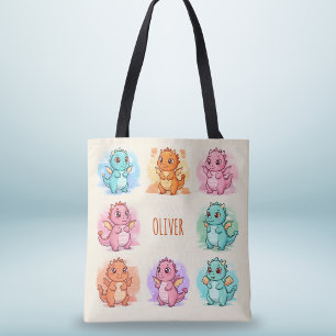 Personalisierte Spielende Baby-Drachen Tasche