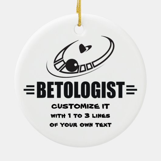 Personalisierte Spieler Keramikornament (Hinten)