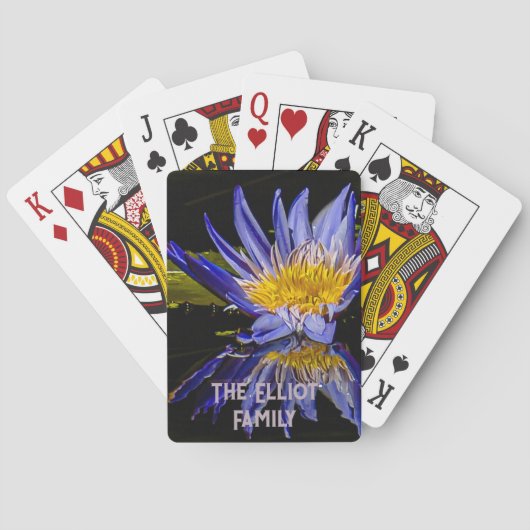 Personalisierte Spielkarten der "Tropischen Orchid (Rückseite)
