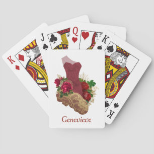 Personalisierte Spielkarten für Jungfernhäuser