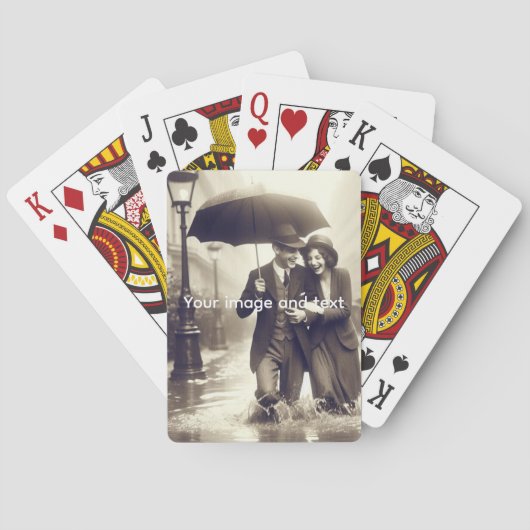 Personalisierte Spielkarten mit individuellem Bild (Rückseite)