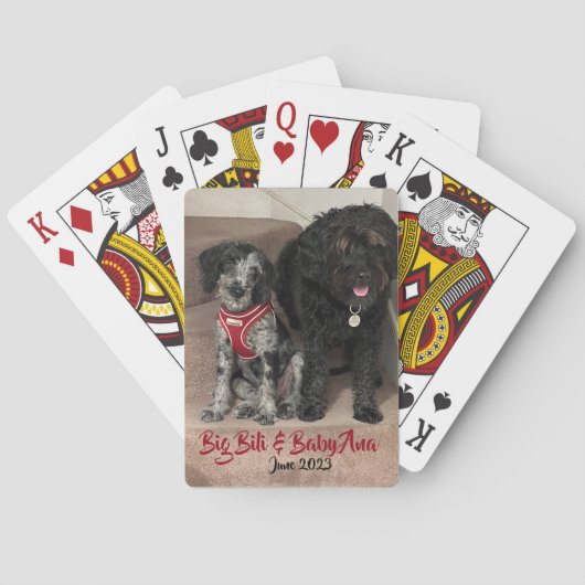 Personalisierte Spielkarten. Spielkarten (Rückseite)