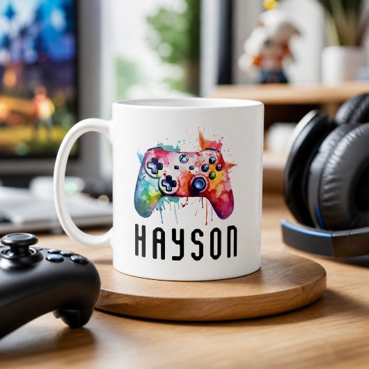 Personalisierte Spielkids | Individuelle Name-Vide Kaffeetasse