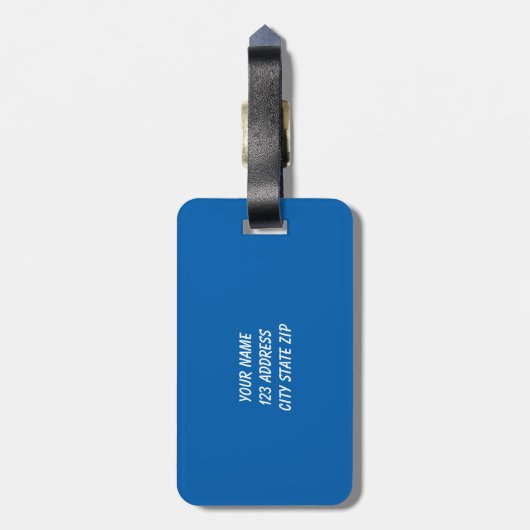 Personalisierte Spielzeugroboter-Gepäckmarke für J Gepäckanhänger (Rückseite vertikal)